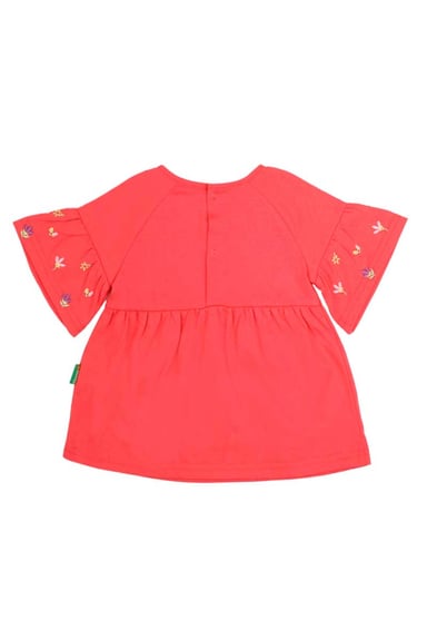 POLERA ALGODÓN NIÑA FICCUS OASIS BEBÉ CORAL - 2