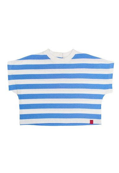POLERA ALGODÓN NIÑA FICCUS LISTADA GO KIDS LAVANDA - 1