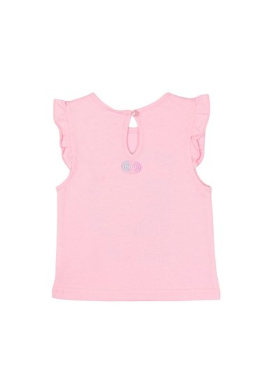 POLERA ALGODÓN NIÑA FICCUS VUELOS MALIBU BEBÉ ROSADO 3 A 24 MESES 18 / 24 M - 2