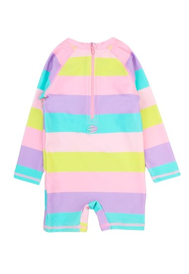 TRAJE BAÑO NIÑA FICCUS ROSADO MALIBU BEBÉ 3 A 24 MESES 6 / 12 M - 2