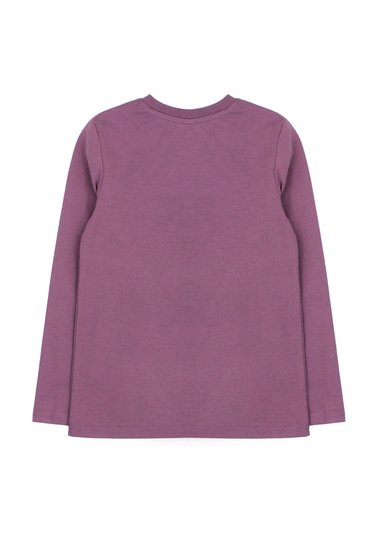 POLERA ALGODÓN NIÑO FICCUS MORADO - 2