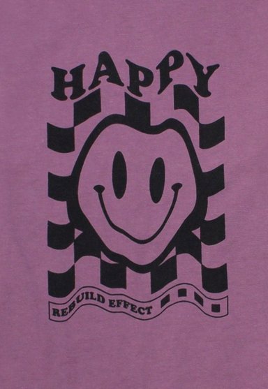 POLERA ALGODÓN NIÑO FICCUS MORADO - 3