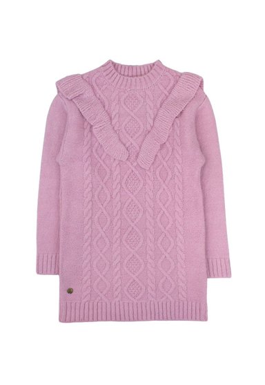 VESTIDO NIÑA FICCUS MALVA - 1
