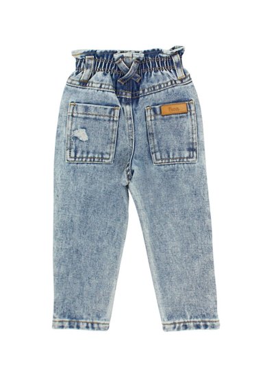 JEANS NIÑA FICCUS AZUL BEBÉ - 2