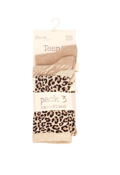 CALCETINES NIÑA RI 2620656 PACK 3 COLORES - 1