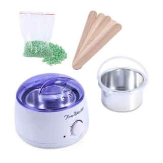 PACK OLLA DEPILATORIA + 1 KG DE CERA ELASTICA + 6 APLICADORES - 1