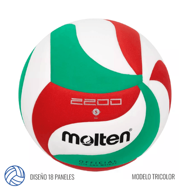 BALÓN VÓLEIBOL MOLTEN V5M 2200 - 5