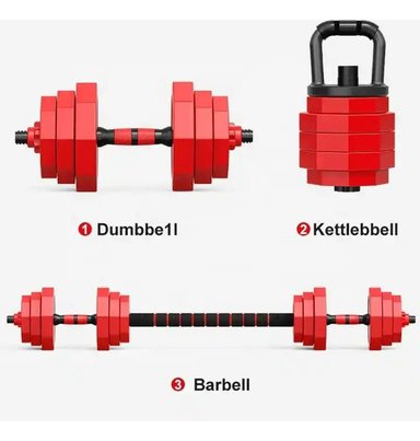 SET MANCUERNAS YEP 20 KG BARRA RUSA KETTLEBELL PREMIUM - 7