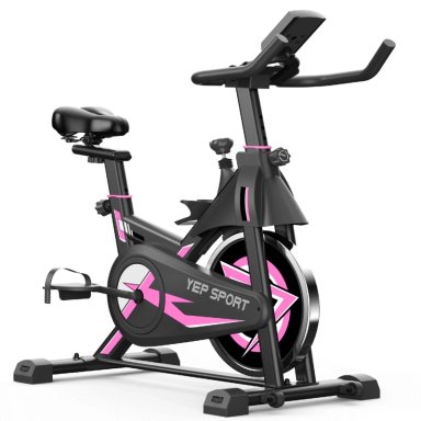 BICICLETA SPINNING PRO 14 KG DISCO 1016-3 PINK - 1