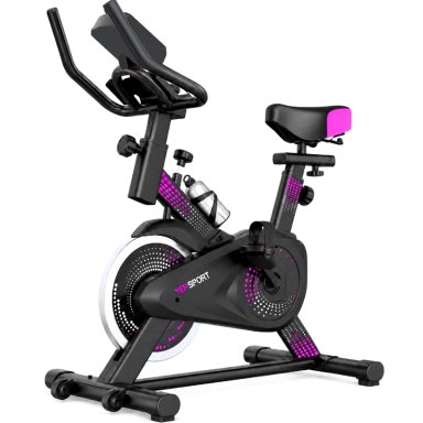 BICICLETA SPINNING YEPSPORT PINKPOINT CON BOTELLA - 1