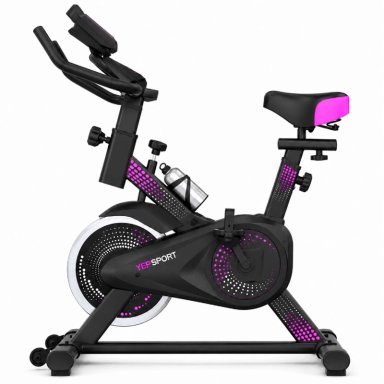BICICLETA SPINNING YEPSPORT PINKPOINT CON BOTELLA - 2
