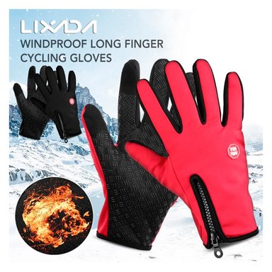 LIXADA IMPERMEABLE PANTALLA TÁCTIL CICLISMO GUANTES INVIERN - 3