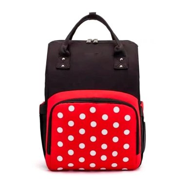 MOCHILA BOLSO PAÑALERA MATERNAL DISEÑO MINNIE MOUSE - 1