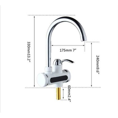 LLAVE ELÉCTRICA LAVAPLATOS CALENTADORA COCINA - 3