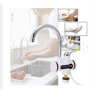 LLAVE ELÉCTRICA LAVAPLATOS CALENTADORA COCINA - 4