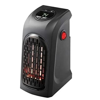 ESTUFA CALEFACTOR ELÉCTRICO PORTÁTIL INVIERNO 400W | Negro - 1