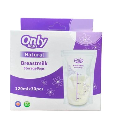 BOLSAS PARA LECHE MATERNA 30 UNIDADES ONLY BABY - 1