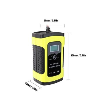 CARGADOR INTELIGENTE BLANCO DE BATERÍA 12V PARTIDOR DE AUTO - 2