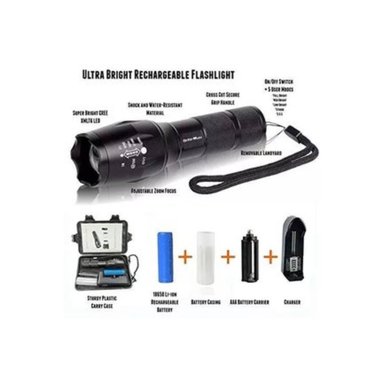 LINTERNA LED RECARGABLE CAMPING ZOOM - 3
