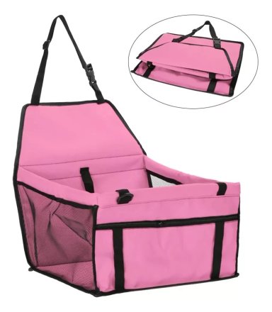 ASIENTO PERROS GATOS PORTATIL SEGURIDAD - 1