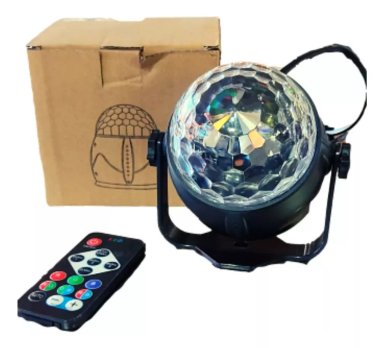 LUCES BOLA LED LÁSER DISCO CON CONTROL REMOTO MULTICOLOR - 2