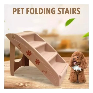 ESCALERA PERROS GATOS PLEGABLE 4 ESCALONES - 3
