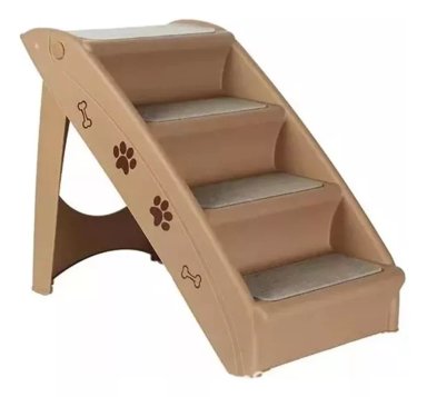 ESCALERA PERROS GATOS PLEGABLE 4 ESCALONES - 4