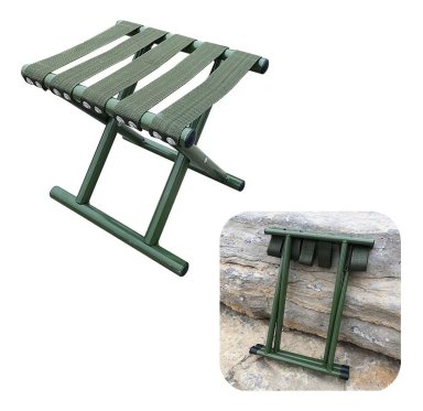 SILLA PORTÁTIL PISO PLEGABLE CAMPING CAZA PLAYA PESCA 33 CM - 1