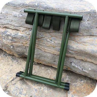 SILLA PORTÁTIL PISO PLEGABLE CAMPING CAZA PLAYA PESCA 33 CM - 3