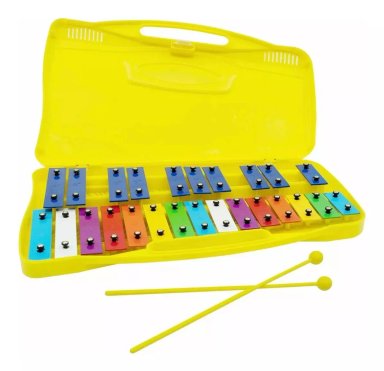 METALOFONO CROMATICO INFANTIL ESCOLAR 25 NOTAS MUSICALES - 1