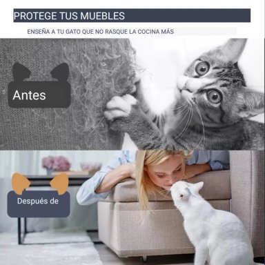 10PCS GATO PROTECTOR ANTIARAÑAZOS SOFÁ SOFÁ MUEBLES 43*30CM - 2