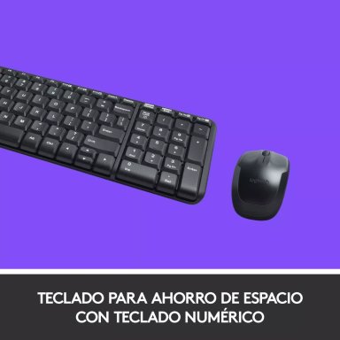 KIT TECLADO Y MOUSE INALÁMBRICO LOGITECH MK220 - 2