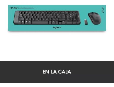KIT TECLADO Y MOUSE INALÁMBRICO LOGITECH MK220 - 6