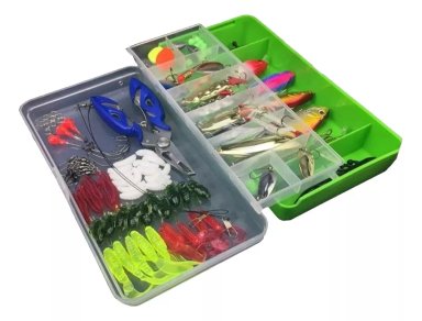 KIT DE 101 PIEZAS DE SEÑUELO CEBO MOSCAS ANZUELOS PARA PESCA - 5