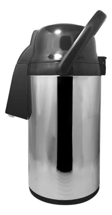 TERMO SIFON CAFE 3 LITROS COLOR NEGRO - 1