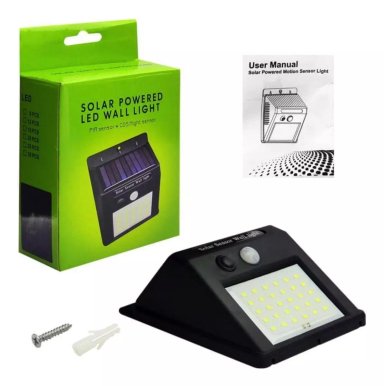 FOCO SOLAR LED SENSOR DE MOVIMIENTO - 1
