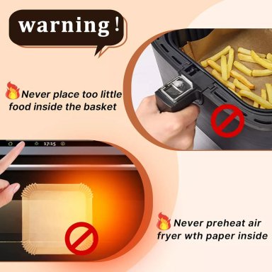 100 PAPEL CESTO PARA FREIDORA AIRFRYER AIRE - 2