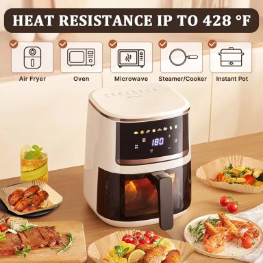 100 PAPEL CESTO PARA FREIDORA AIRFRYER AIRE - 3
