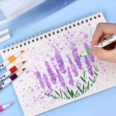 LÁPICES ACRÍLICOS MARCADORES 60 COLORES ACRYLIC PAINT MARKER - 2