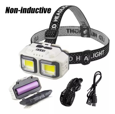 LINTERNA FRONTAL LED RECARGABLE RESISTENTE AL AGUA - 2