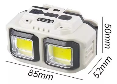 LINTERNA FRONTAL LED RECARGABLE RESISTENTE AL AGUA - 3