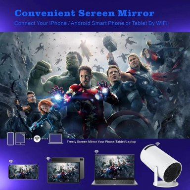 PROYECTOR PORTÁTIL MINI HY300PRO ULTRA HD 4K WIFI BLUETOOTH - 5