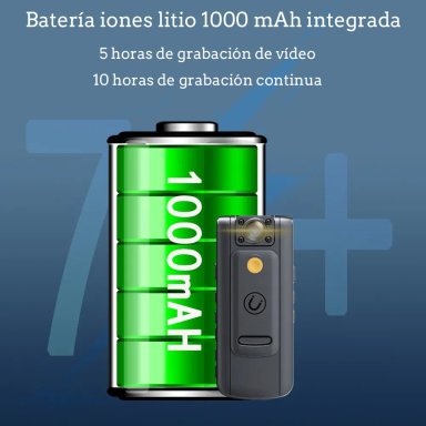 CÁMARA DE CUERPO PORTÁTIL HD PANTALL GRABADORAS VIDEO 1080P - 3