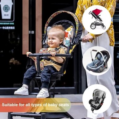 COJIN PARA COCHE DE BEBE O SILLA DE AUTO ACOLCHADO MULTIUSO DISEÑO 1 - 2