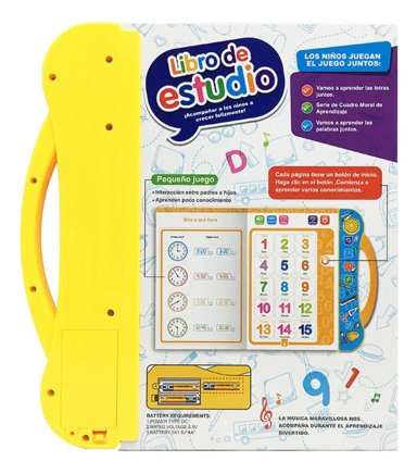 LIBRO APRENDIZAJE DE ESTUDIO DIDÁCTICO INTERACTIVO NIÑOS +3 - 3