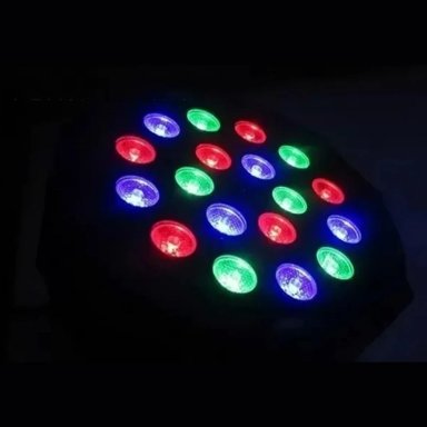 PROYECTOR LED RGB  LUCES DISCO LUZ FIESTA RGB 1411 - 3