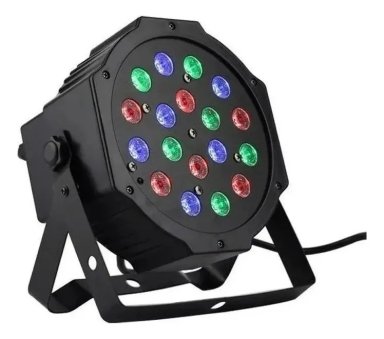 PROYECTOR LED RGB  LUCES DISCO LUZ FIESTA RGB 1411 - 4