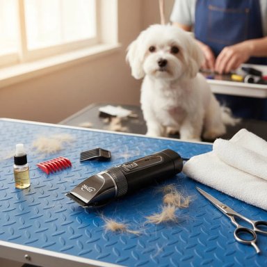 CORTADORA DE PELO PARA PERROS MAQUINA CORTA RECARGABLE USB - 4