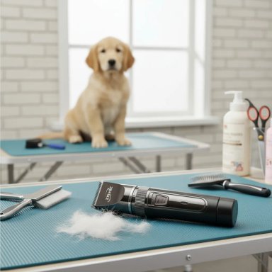 CORTADORA DE PELO PARA PERROS MAQUINA CORTA RECARGABLE USB - 5