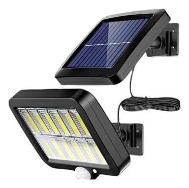 PACK X2 FOCO CON PANEL SOLAR - 2